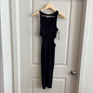 A&F cutout midi dress